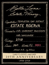 2018 "Estate Riserva"